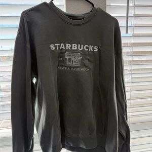 Starbucks Dark Gray Crewneck Sweatshirt 🩶